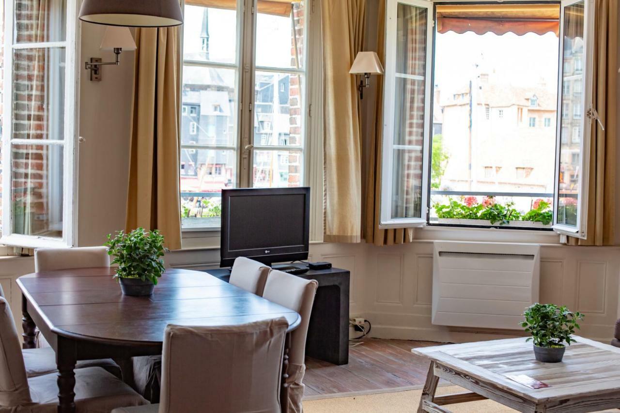 Appartement Vieux Bassin Honfleur Exterior foto
