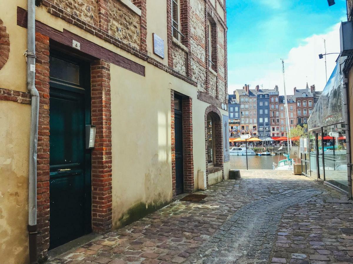 Appartement Vieux Bassin Honfleur Exterior foto